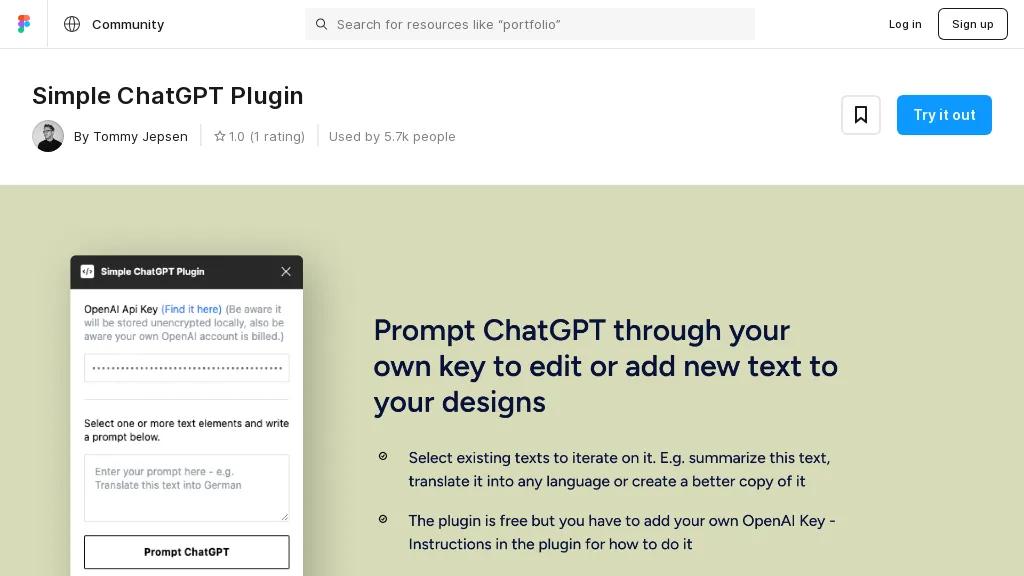 Simple ChatGPT Plugin