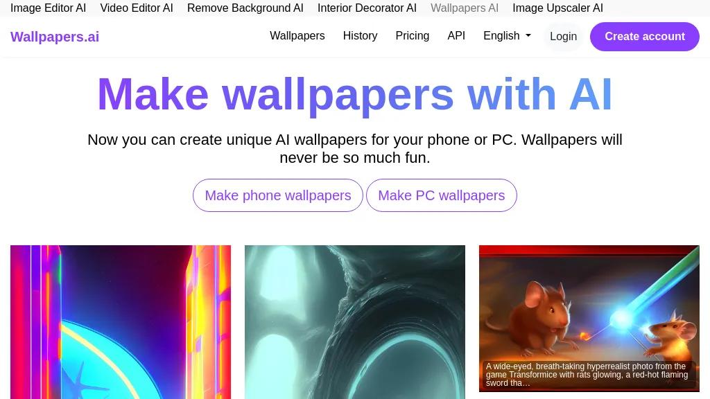 Wallpapers AI