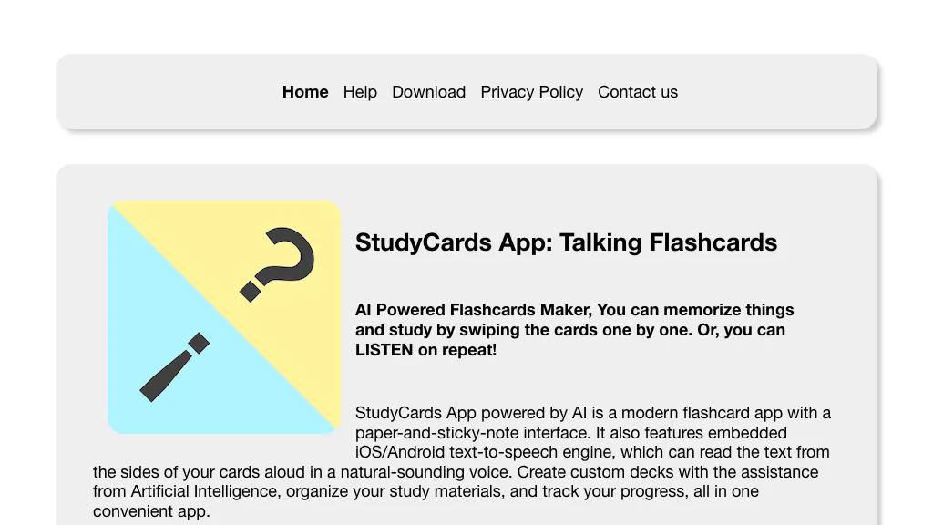 StudyCards App