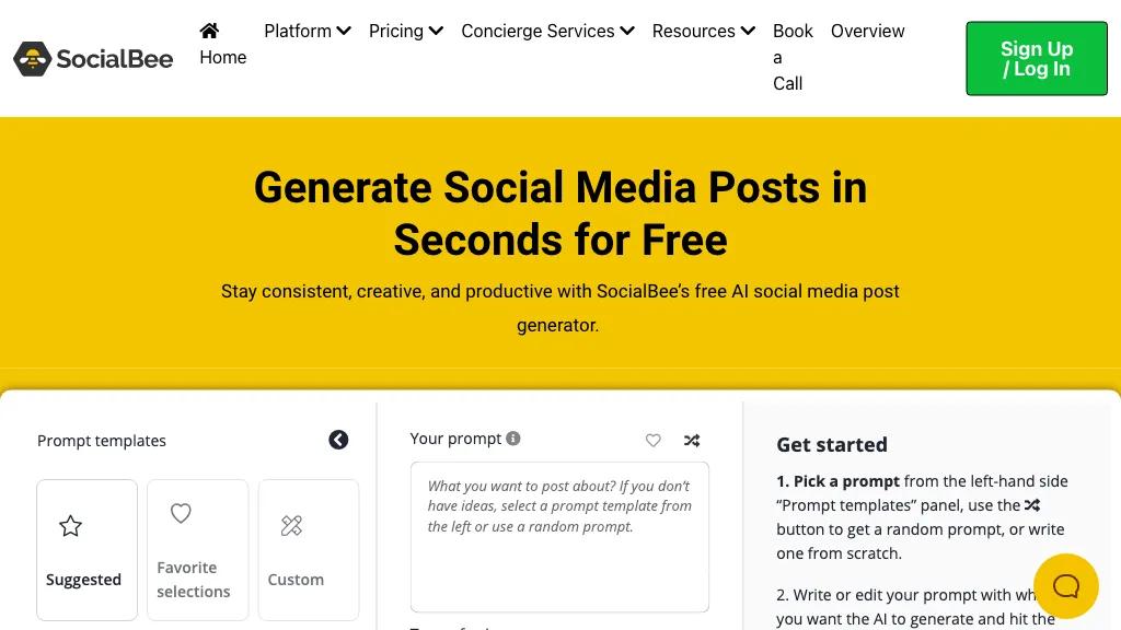 AI Social Post Generator