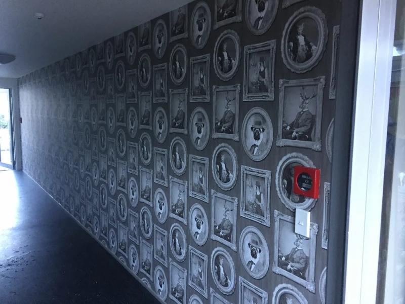 Feature wall in Arrowtown