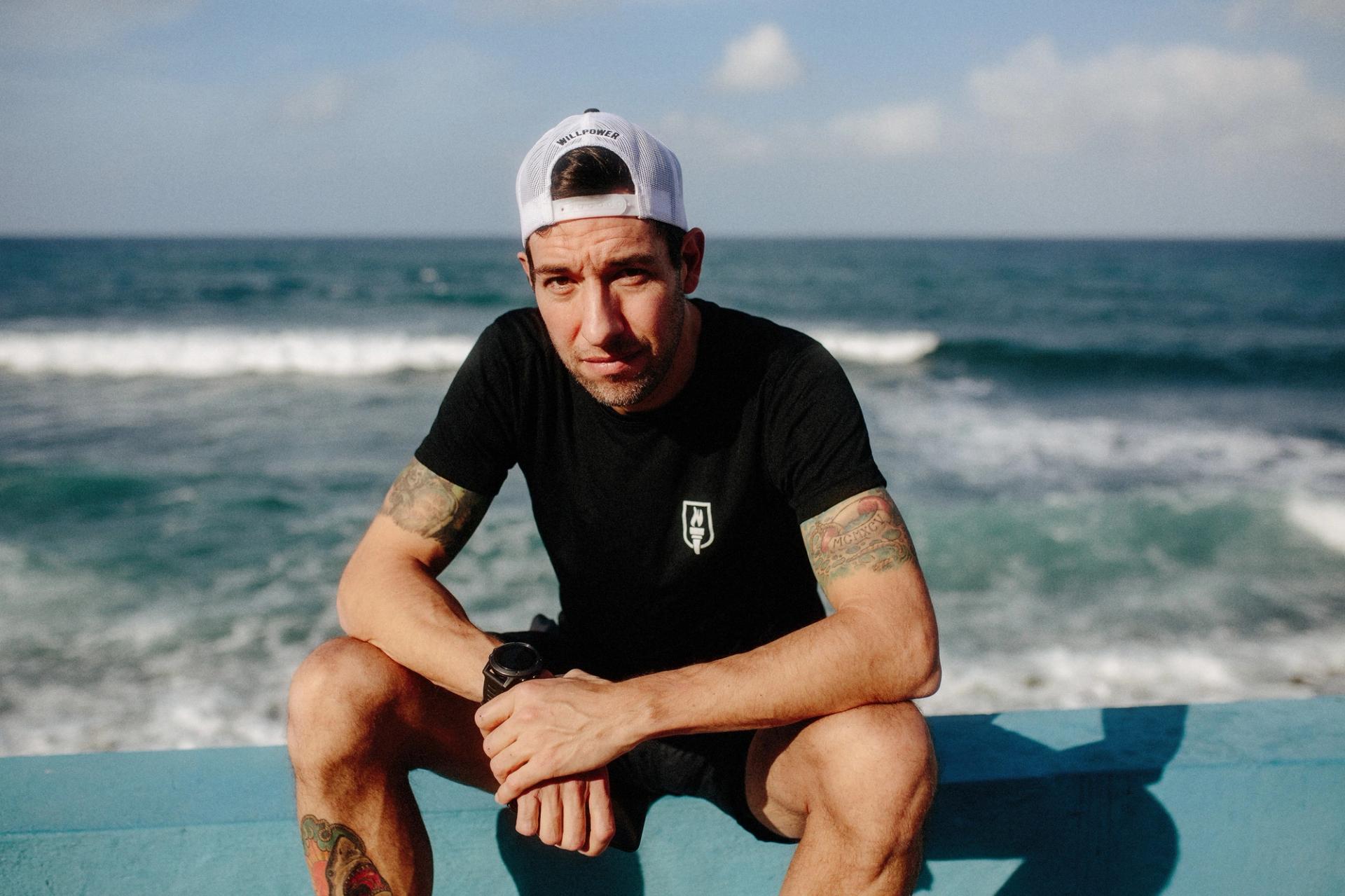 Male athlete ocean portrait — Björn Lexius, Gran Canaria, Spain
