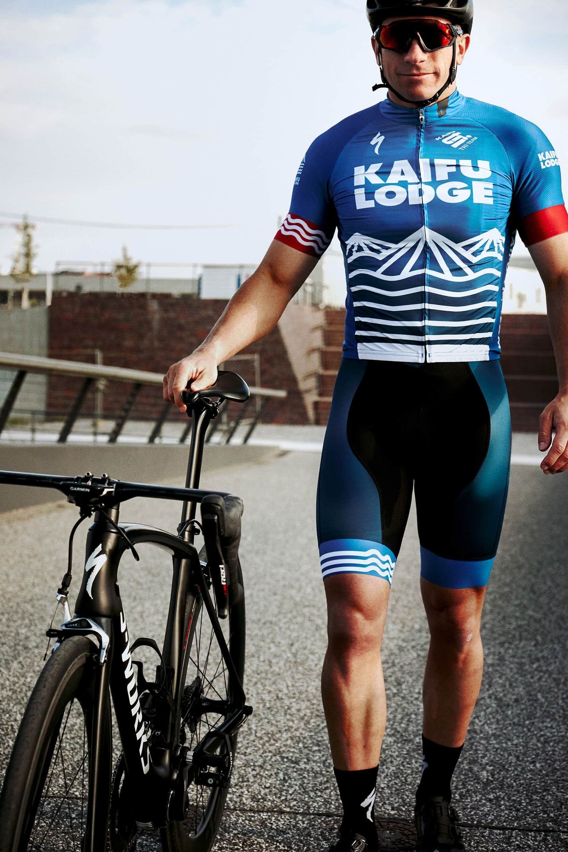 Athlete with bike — Björn Lexius, Hamburg