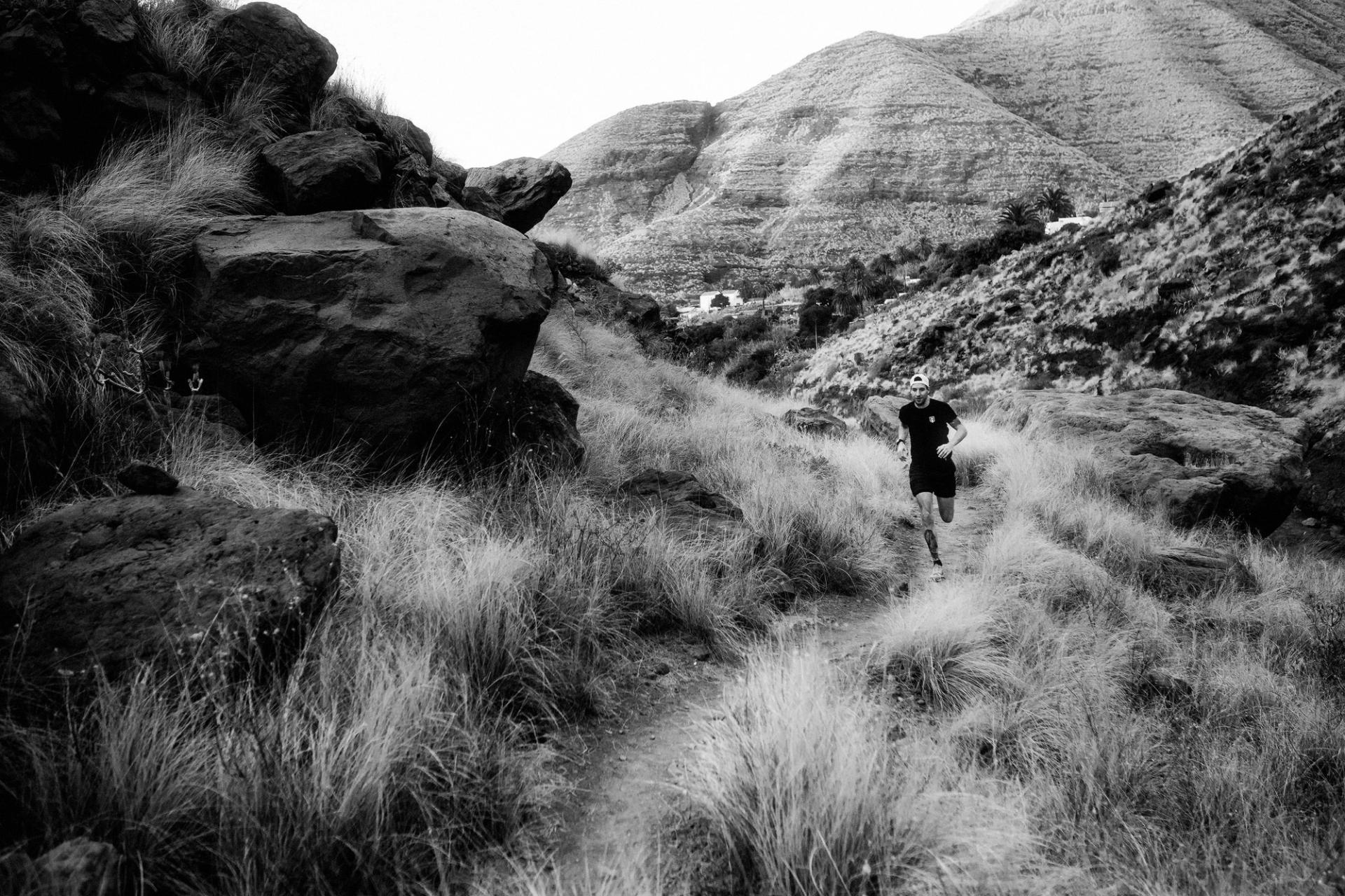 Athletes summit view — Björn Lexius, Gran Canaria, Spain
