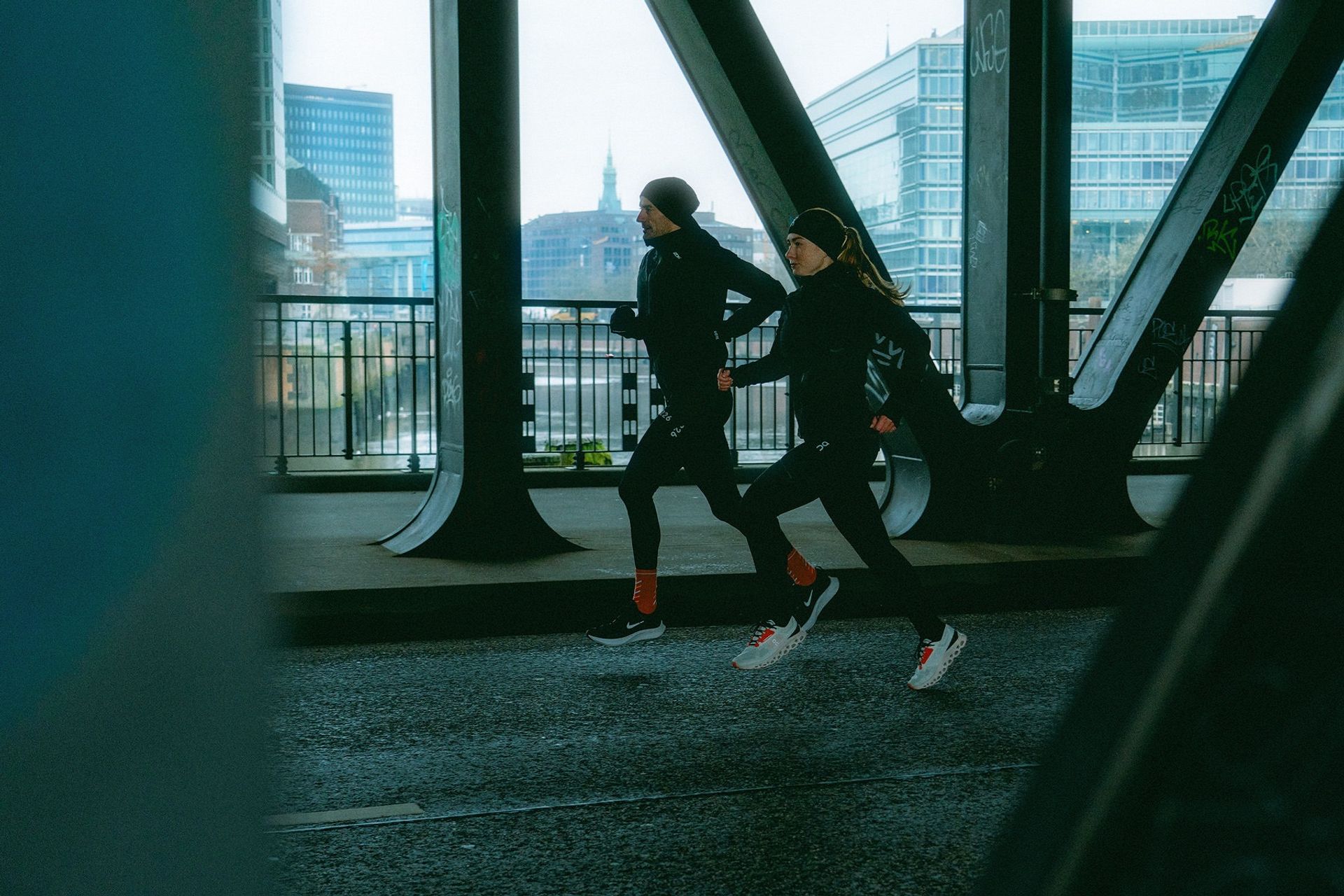 Duo running bridge — Björn Lexius, Hamburg, Germany