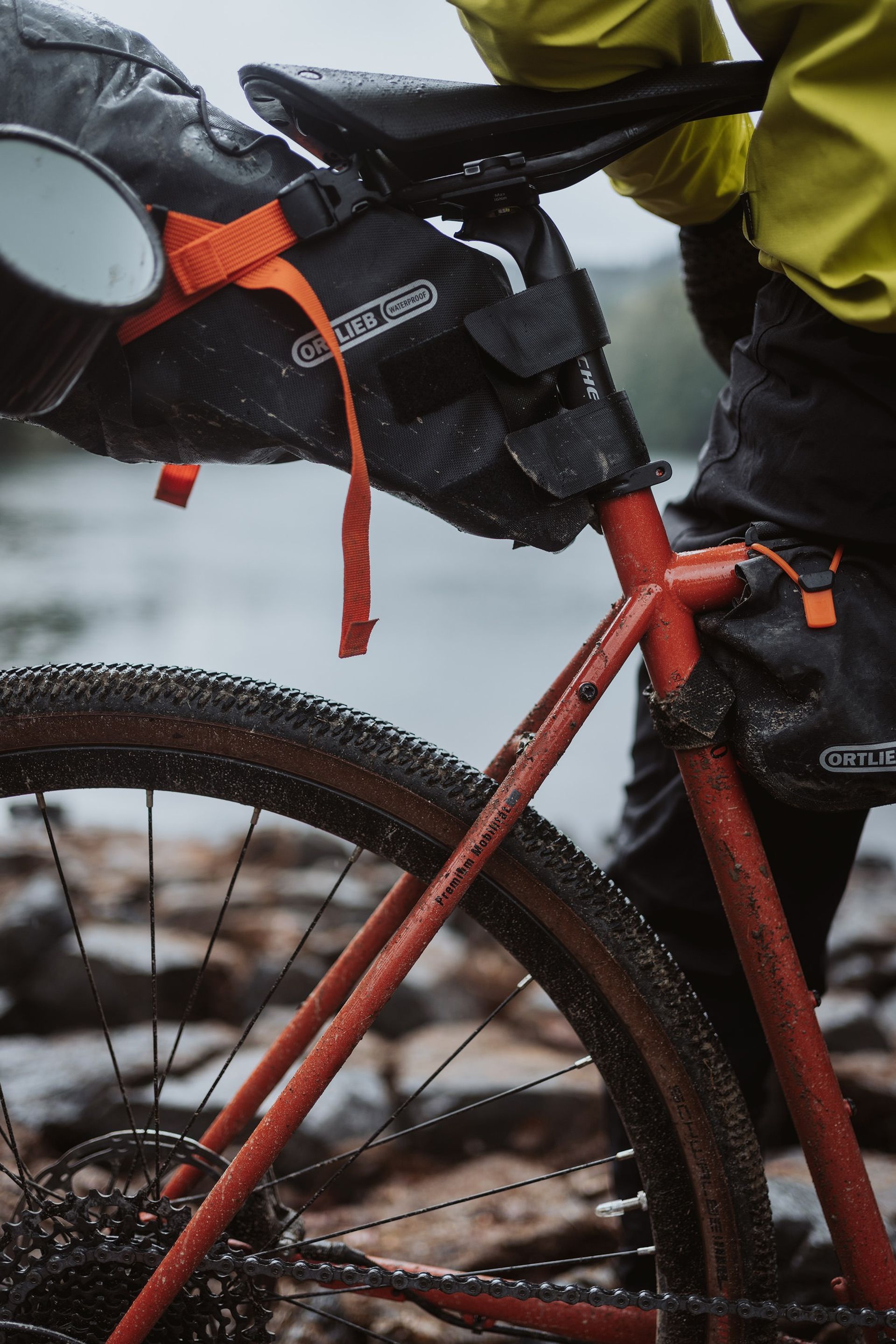 Ortlieb bag detail — Björn Lexius, Sauerland, Germany