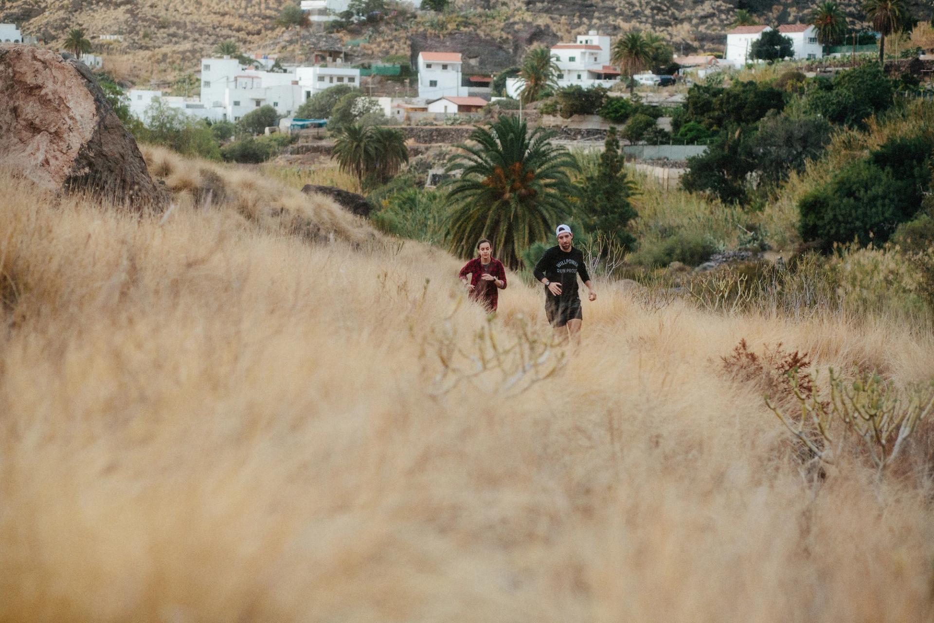 Runners highland trail — Björn Lexius, Gran Canaria, Spain