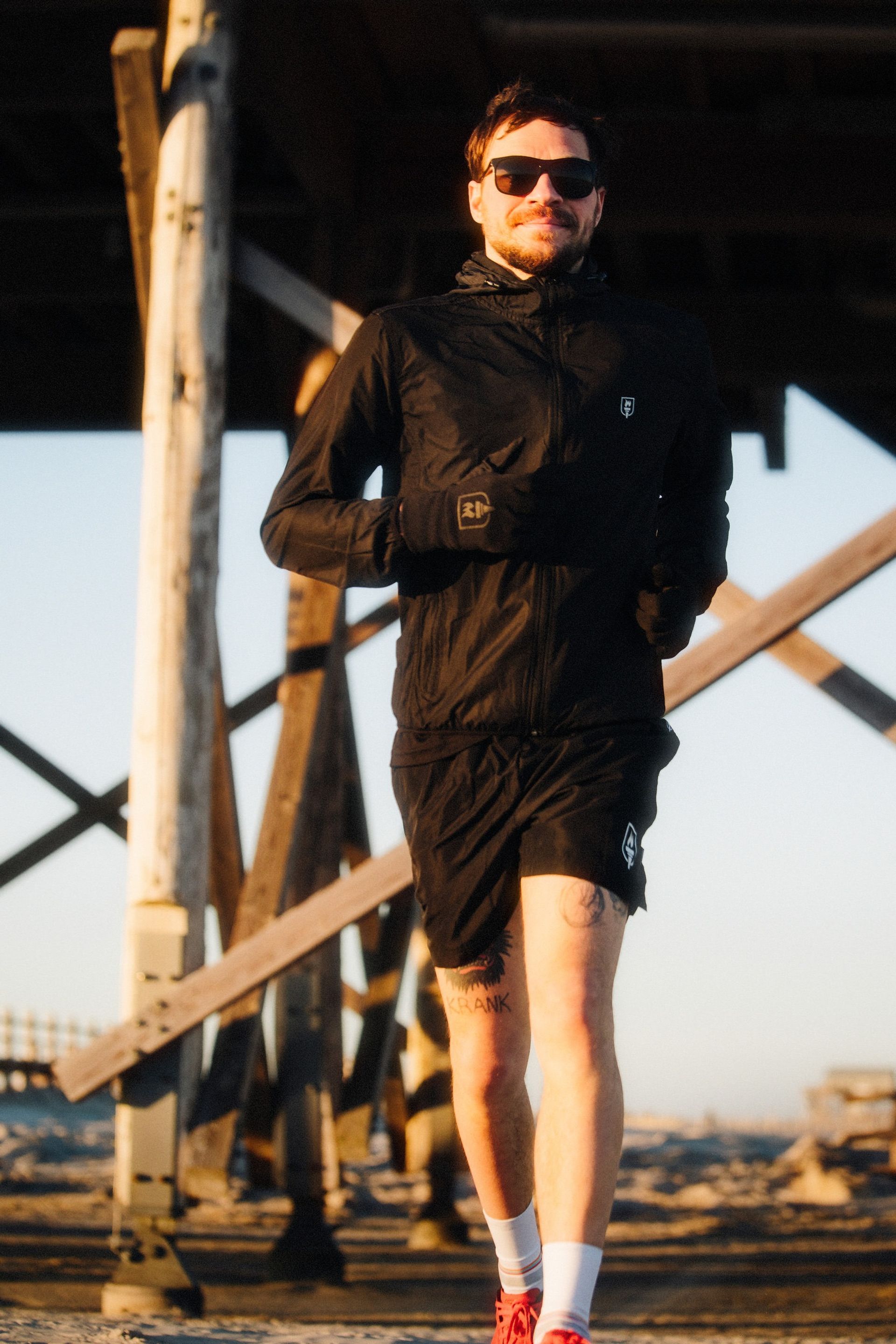 Runner under pier — Björn Lexius, Sankt Peter-Ording