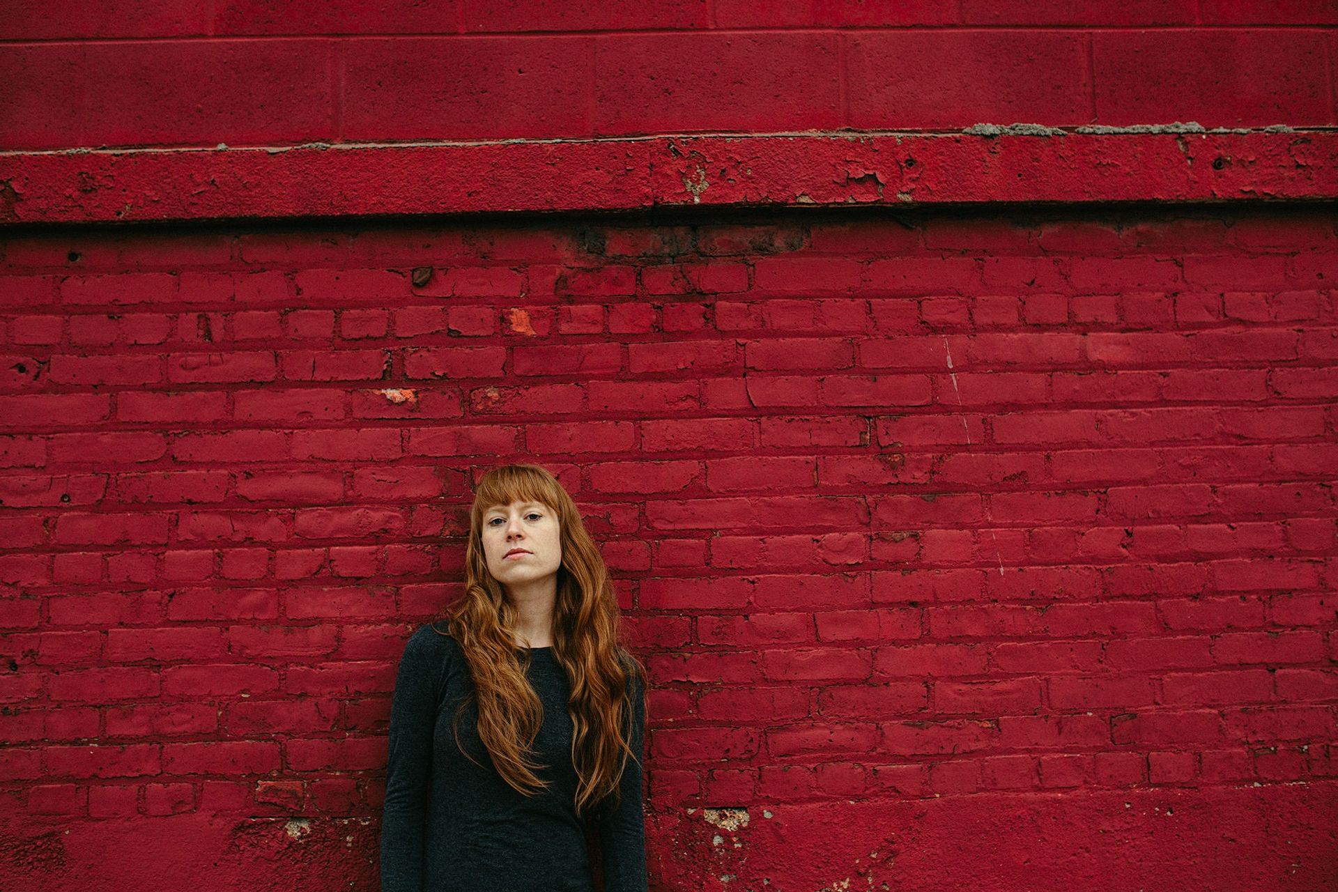 Red wall wide — Björn Lexius, Brooklyn, New York
