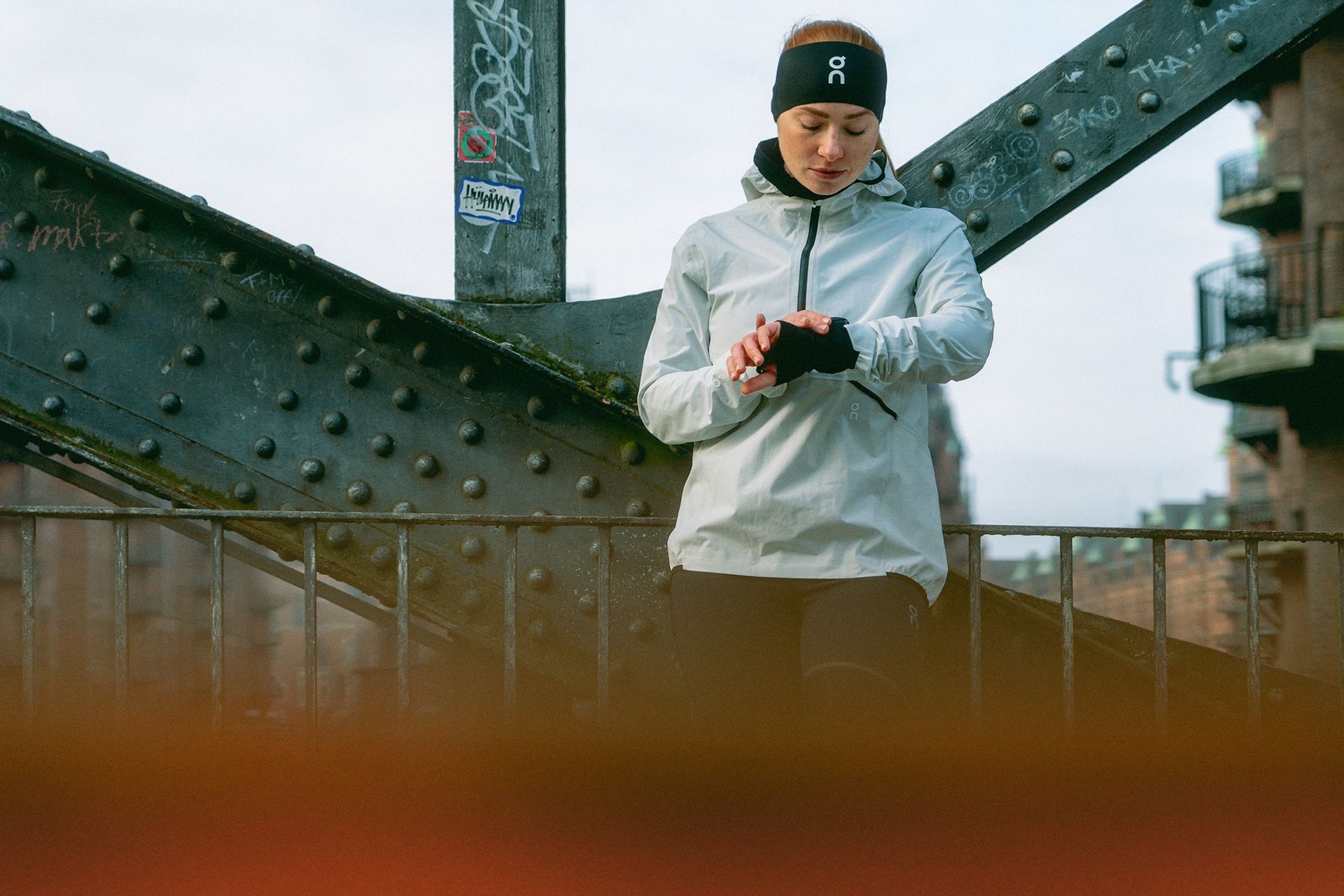 Michelle checking watch — Björn Lexius, Hamburg, Germany