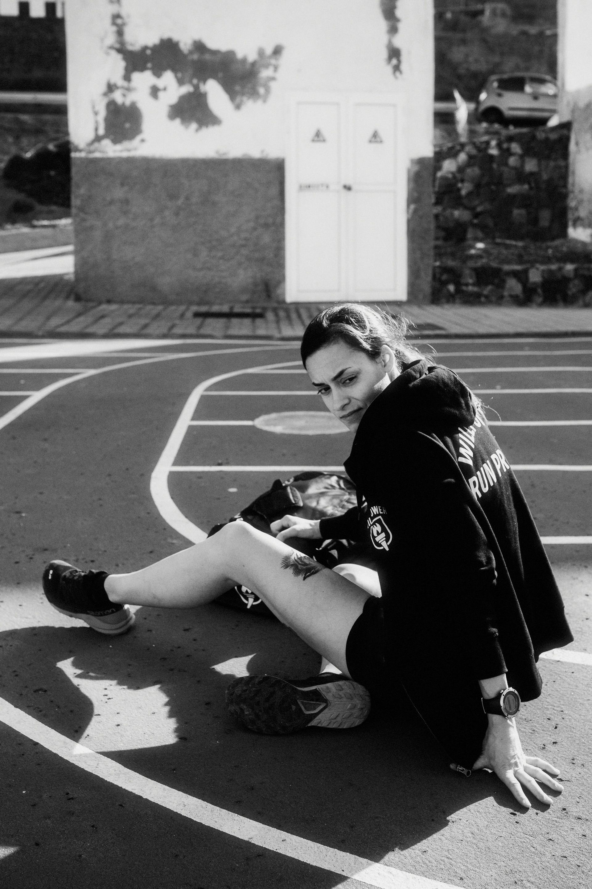 Female runner track portrait — Björn Lexius, Gran Canaria, Spain