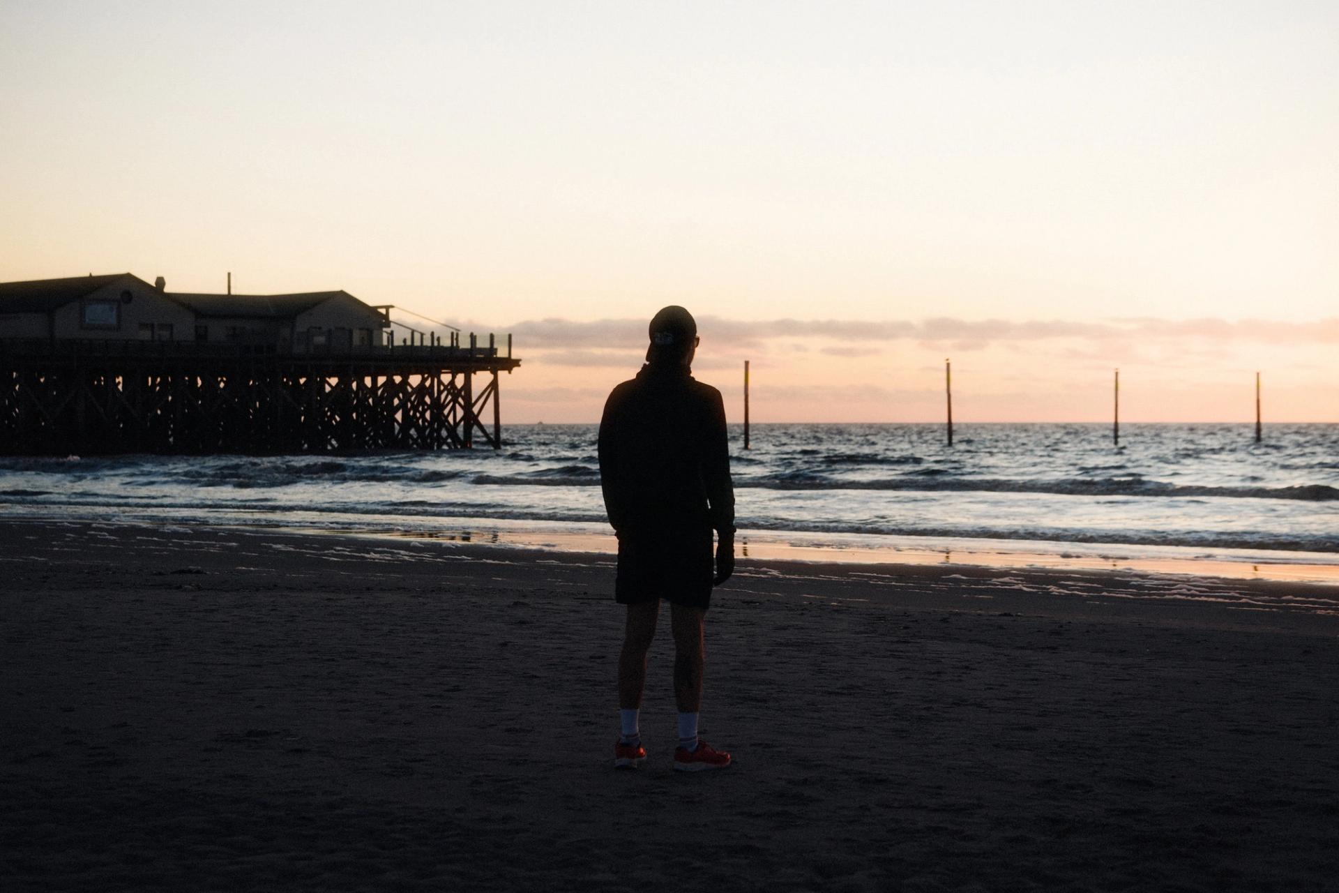 Silhouette pier — Björn Lexius, Sankt Peter-Ording
