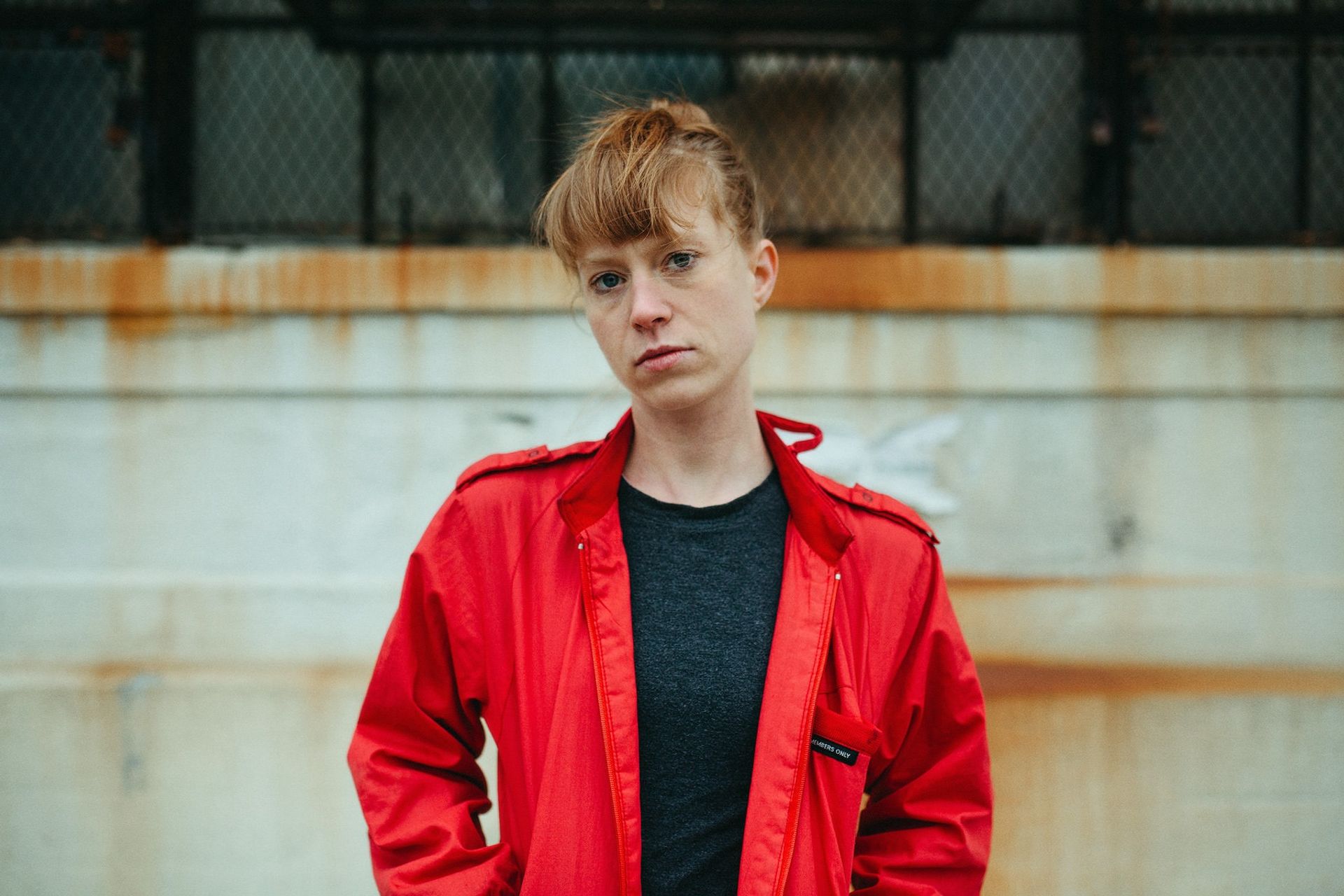 Red jacket portrait — Björn Lexius, Brooklyn, New York