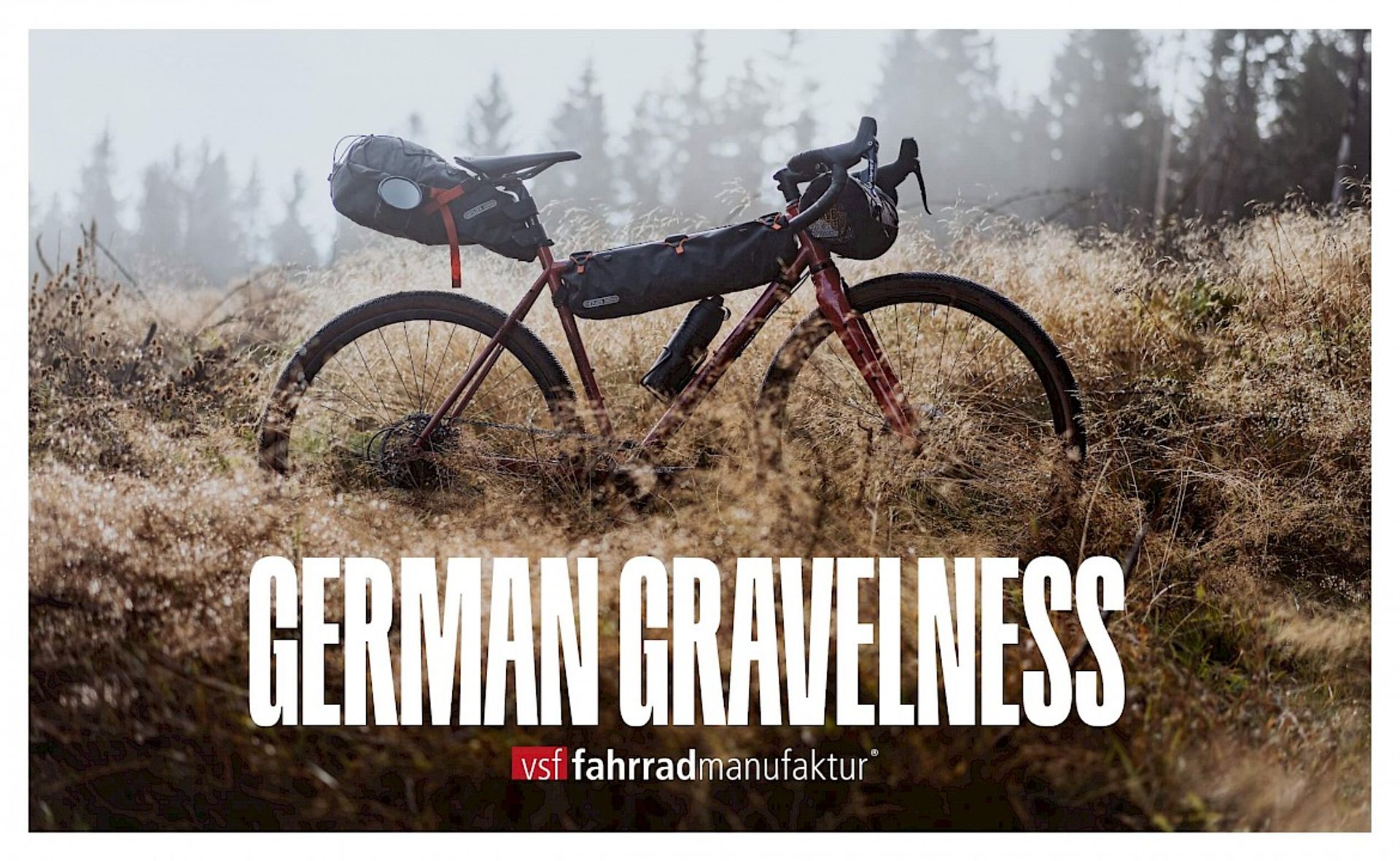 Steel gravel bike field — Björn Lexius, Sauerland, Germany