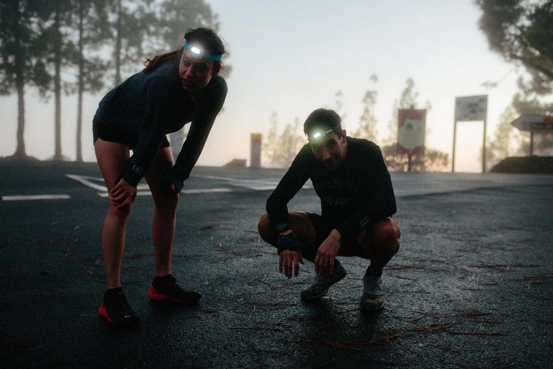 Athletes headlamps parking — Björn Lexius, Gran Canaria, Spain