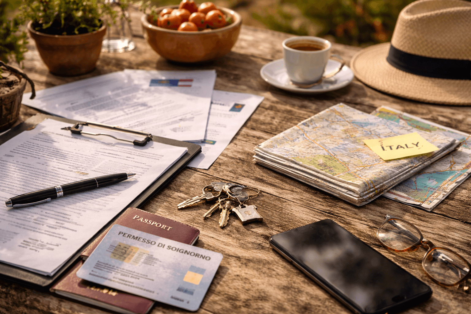 Relocation paperwork and practical setup support in Puglia