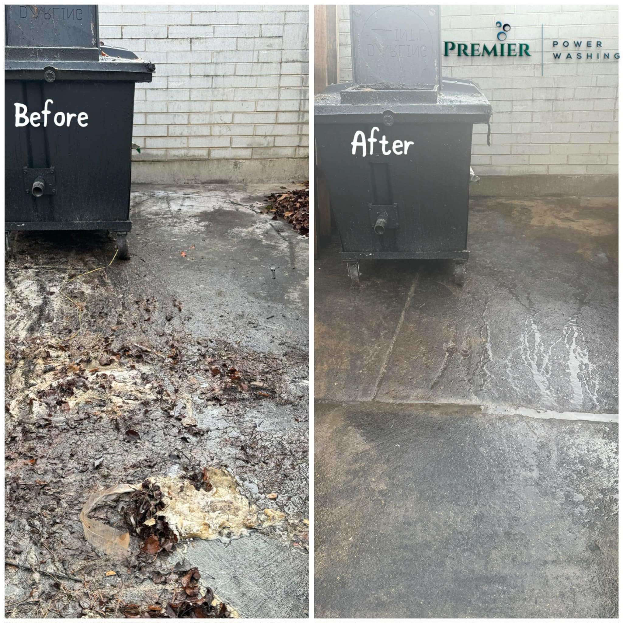 Commercial wash results