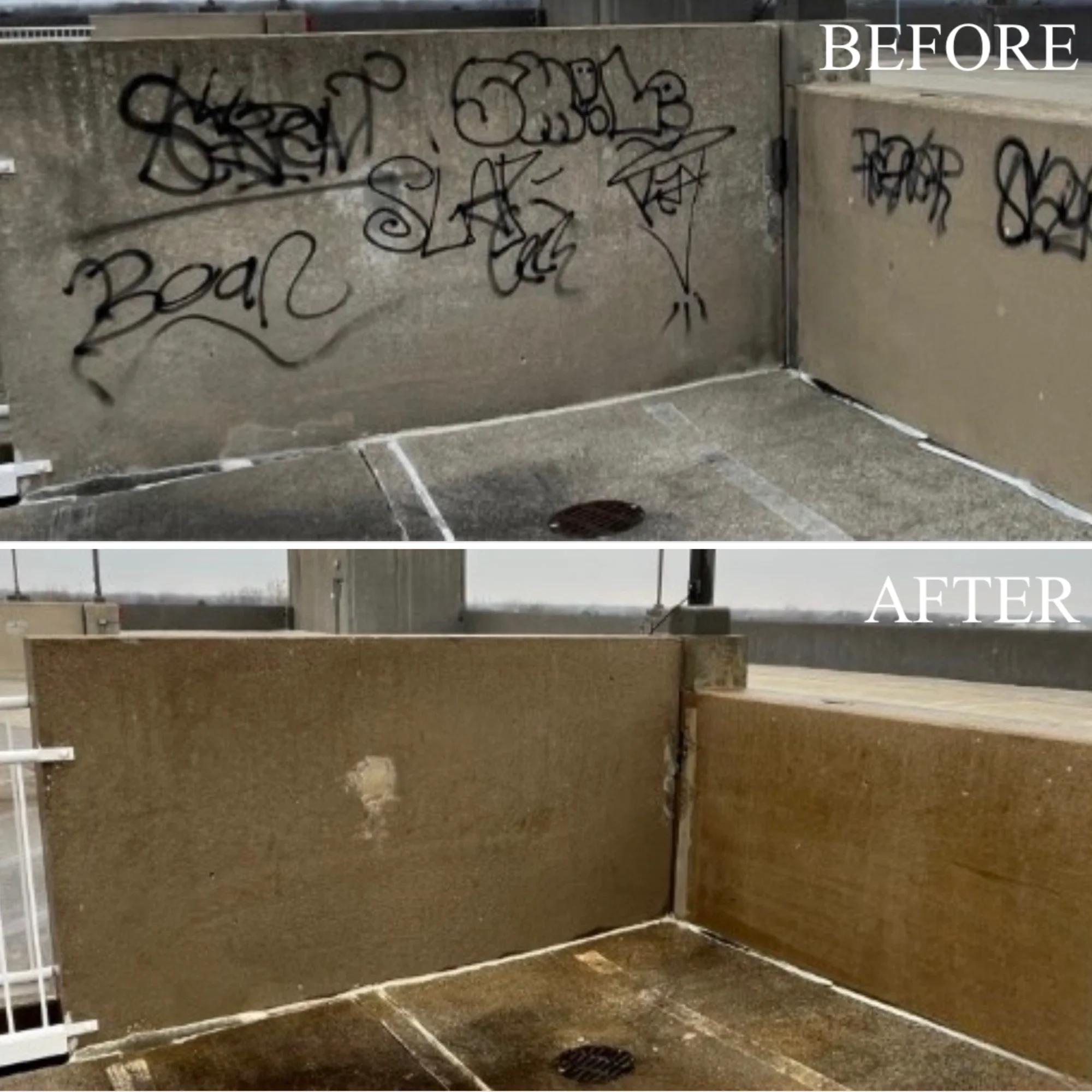 Graffiti cleaning
