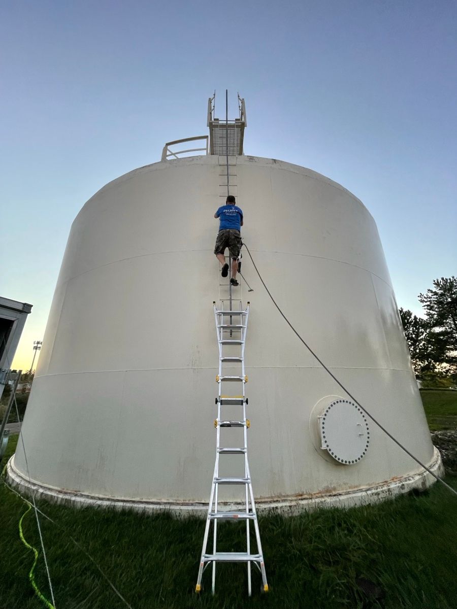 Commercial exterior washing