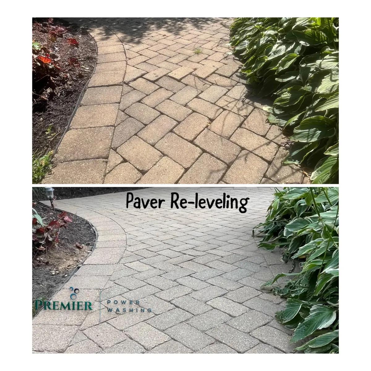 Brick paver cleaning