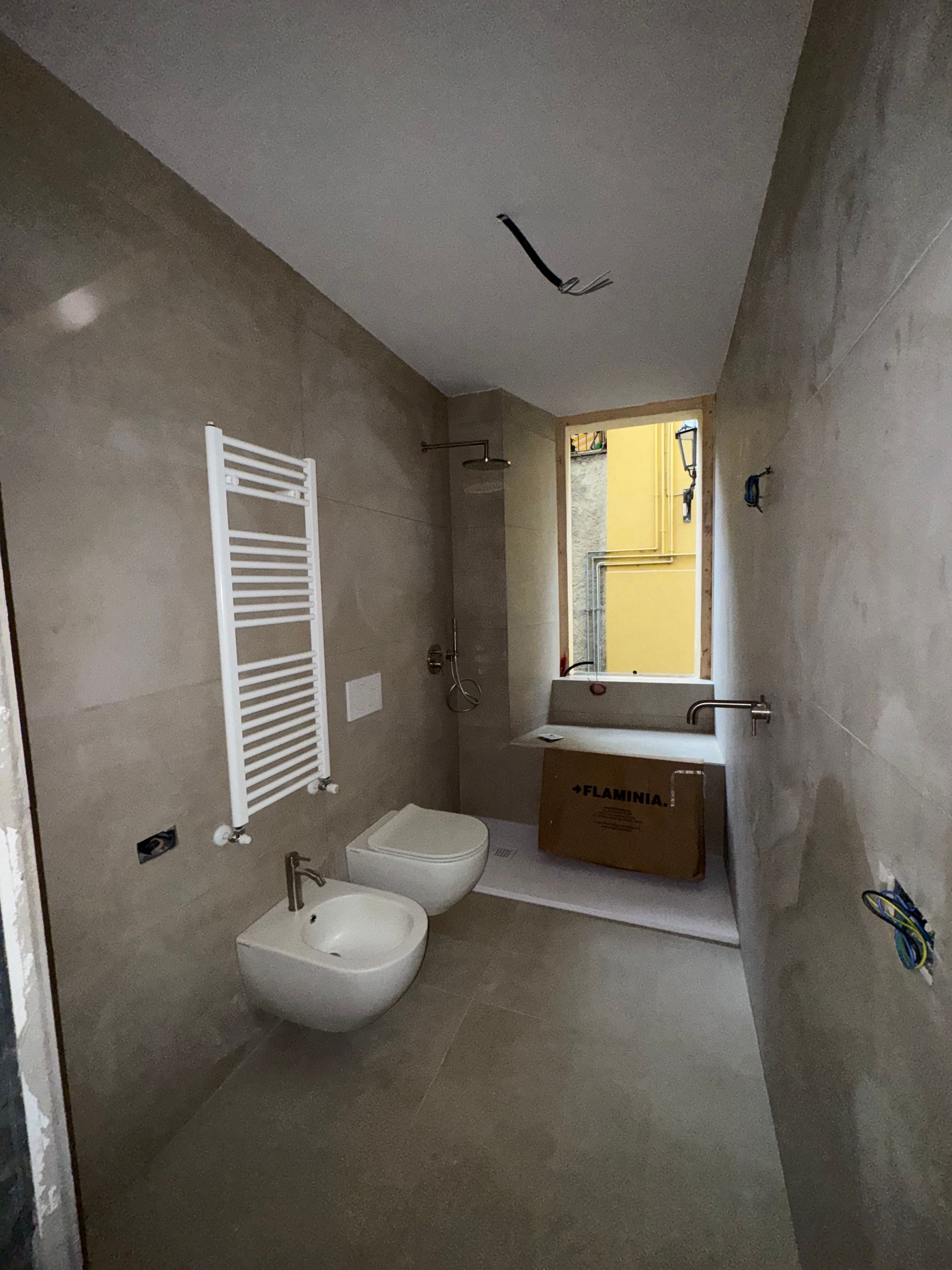 Posa piastrelle 120x60 bagno in cartongesso