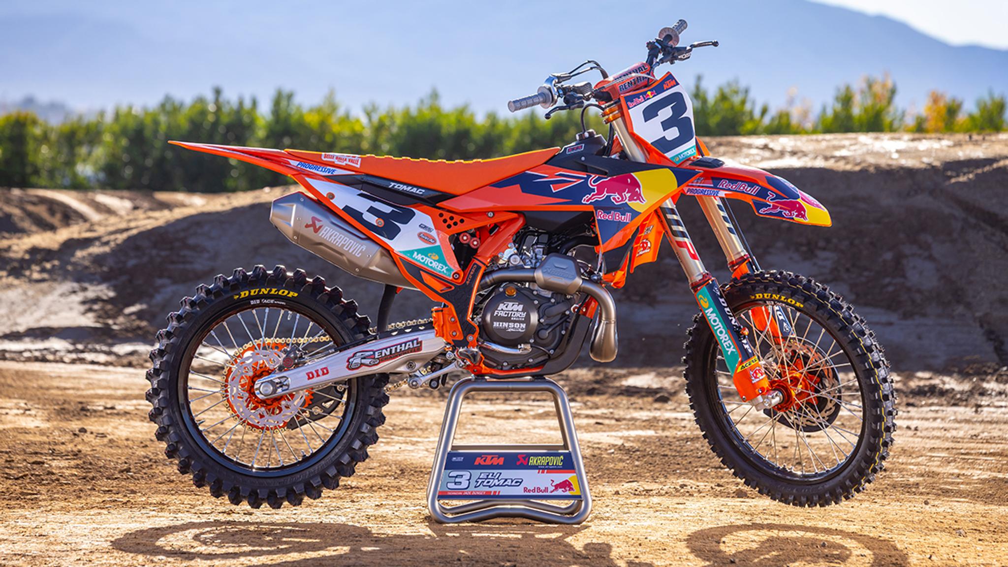 Eli Tomac and His Bike