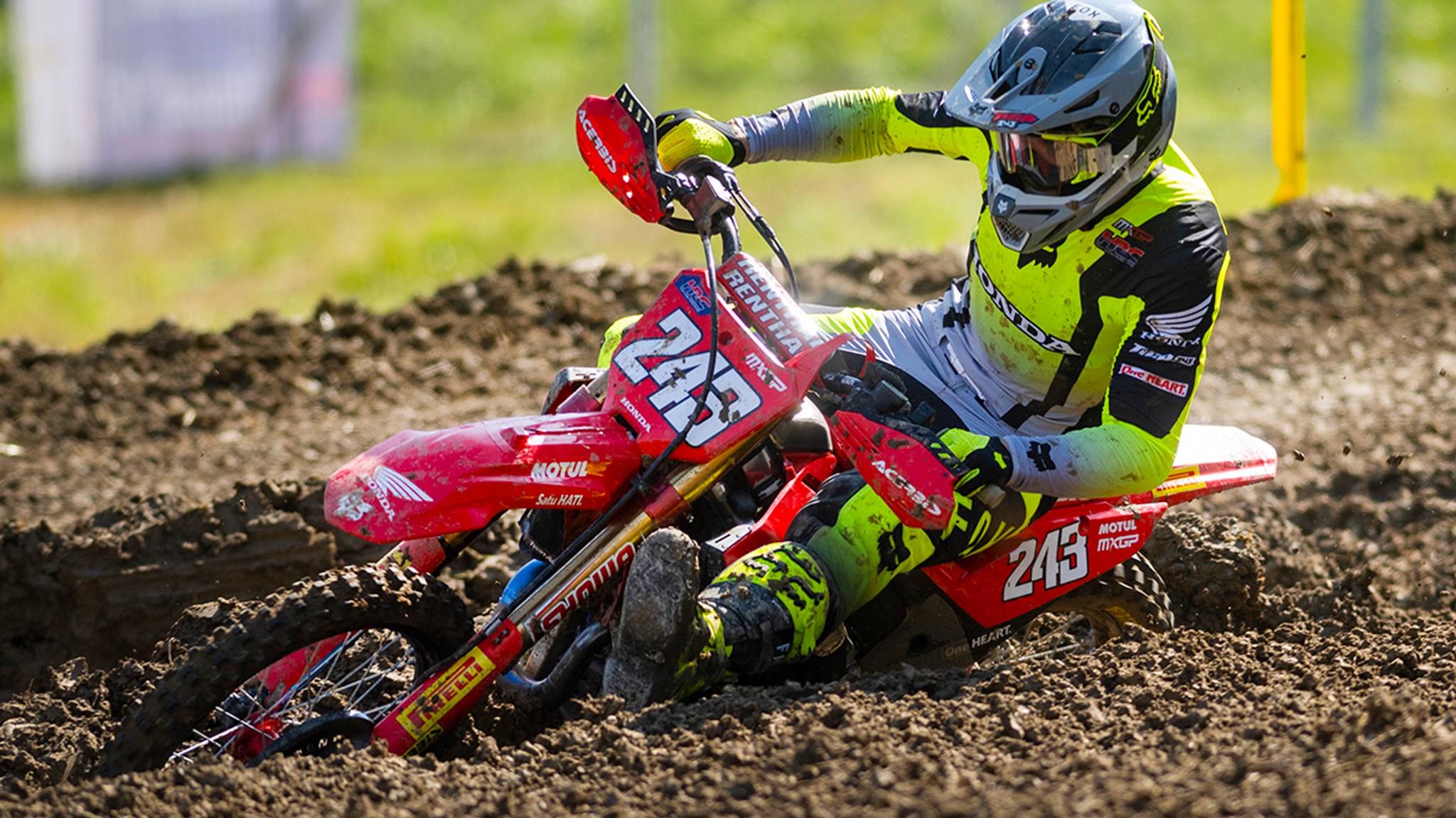 Gajser and Haarup on Pole