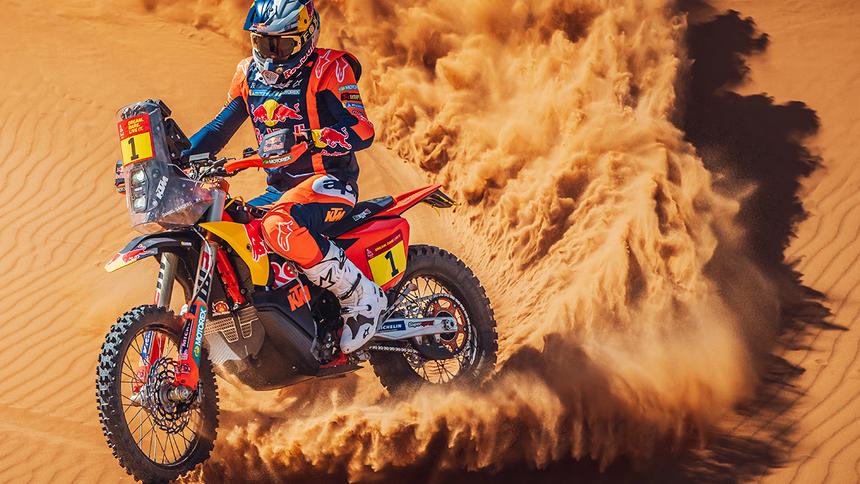 Sanders Takes Lead - Dakar image