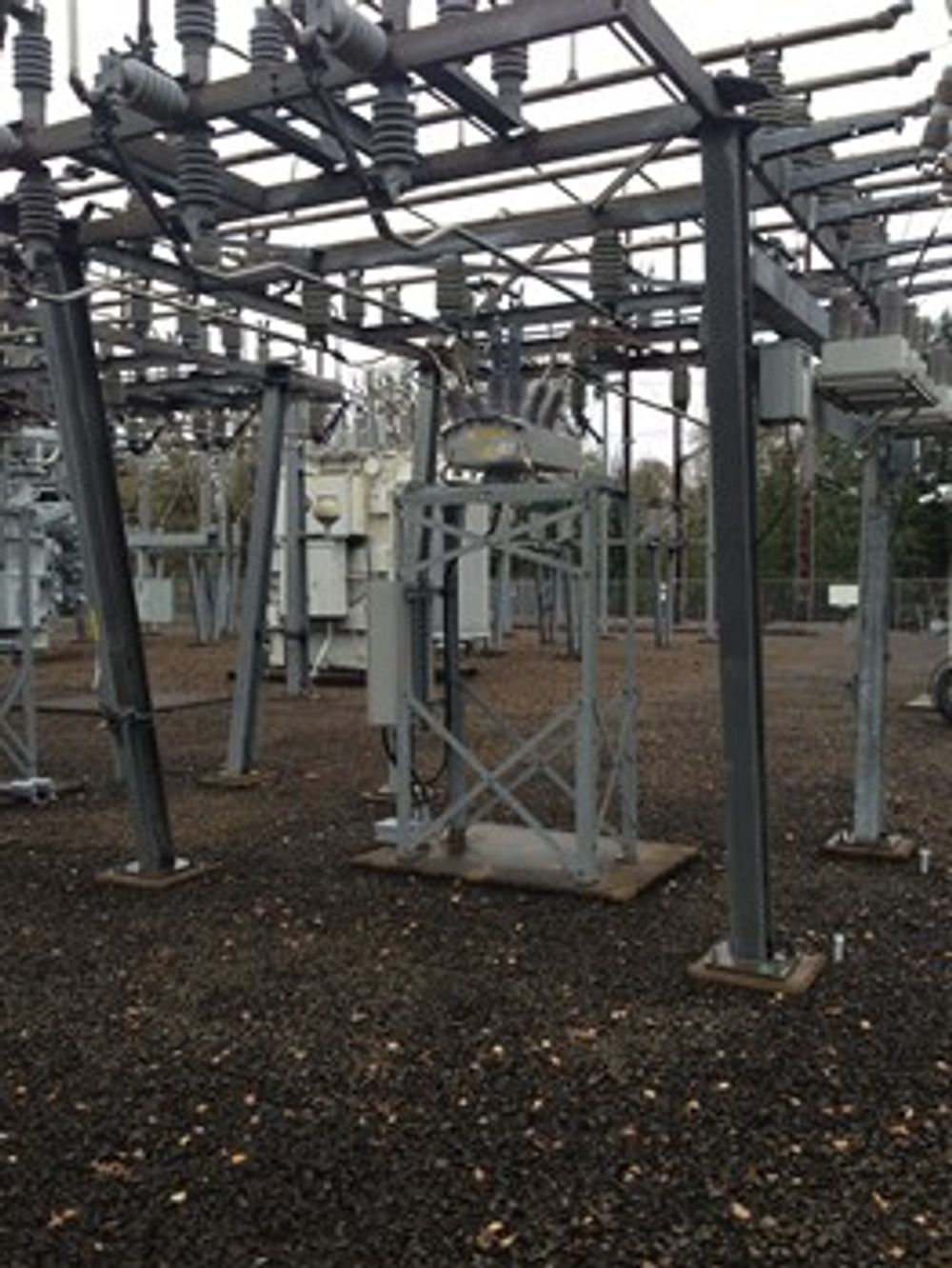 NOJA Power OSM Reclosers installed in the Elmira Substation, Eugene Oregon USA