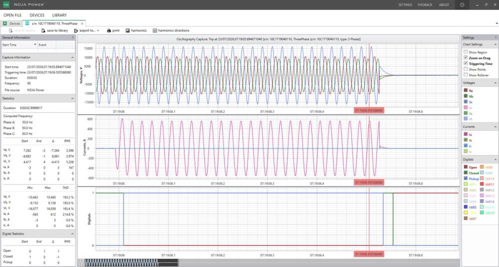 Integrated Digital and Analogue Oscillography Analysis in PQS Version 1.5.1