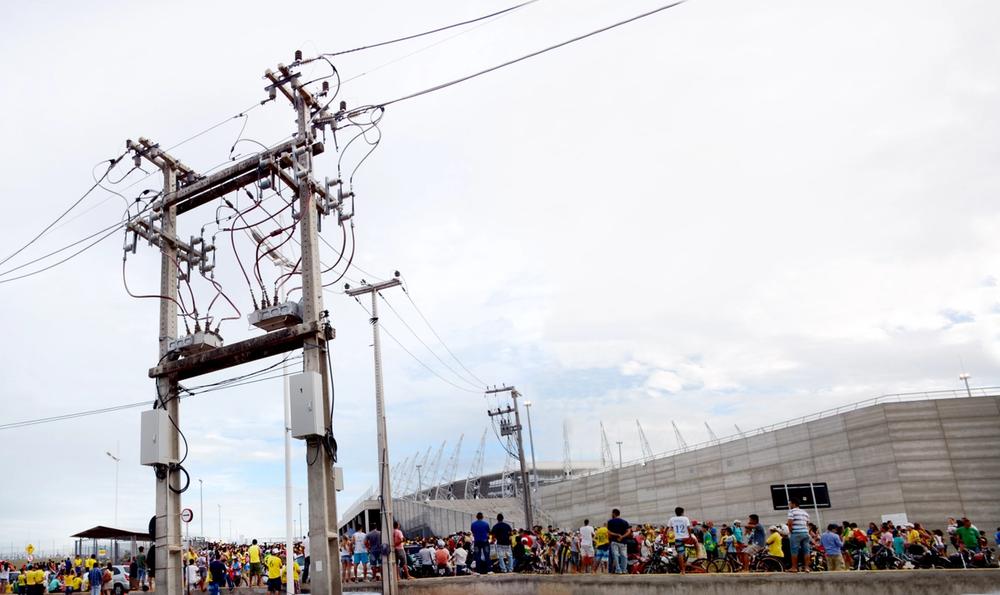NOJA Power’s automatic circuit reclosers at Brazil’s Castelão Stadium, host of the Brazil vs Mexico and Germany vs Ghana in the FIFA World Cup tournament