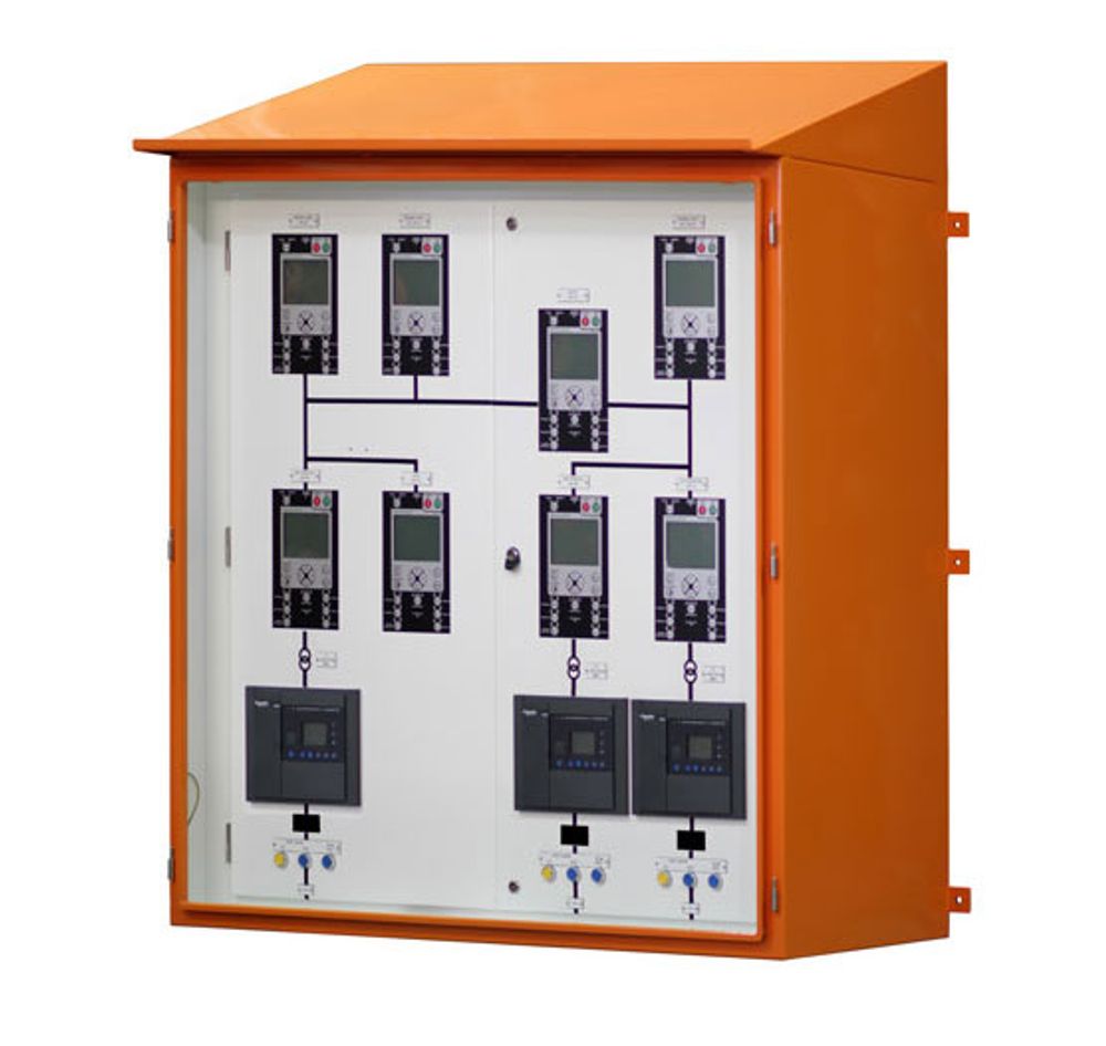Orange NOJA Power Custom Remote Panel HMI Unit