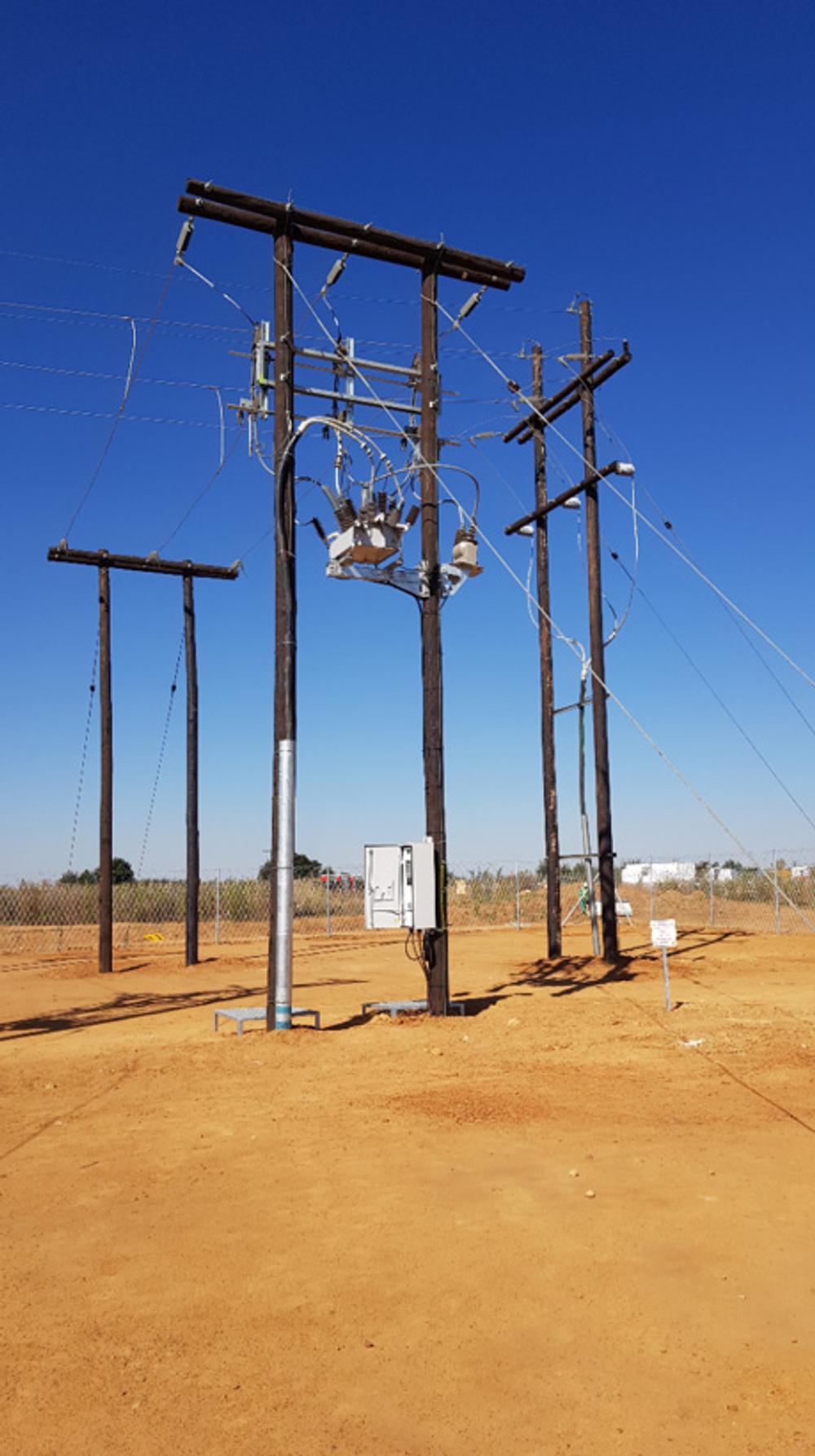 Um Religador OSM NOJA Power na mina Anglo Platinum, África do Sul