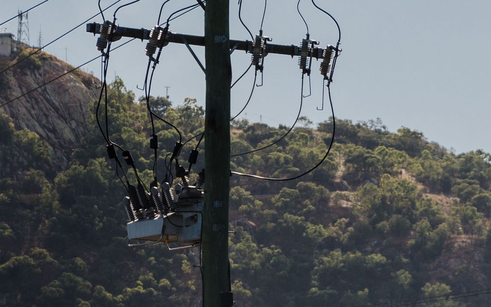 NOJA Power OSM Recloser Installation with mountain in the background