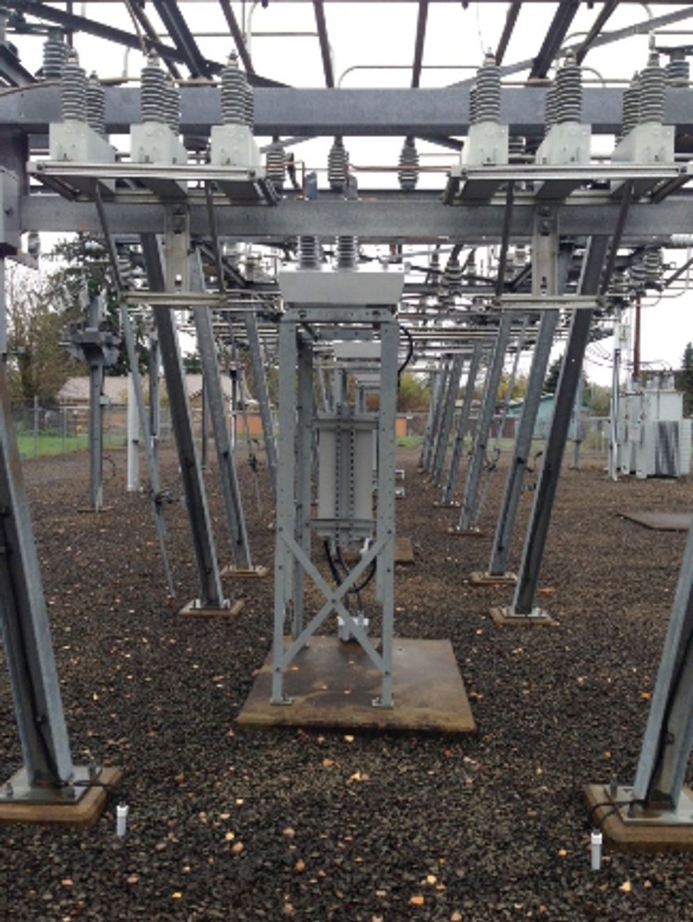 NOJA Power OSM Recloser Substation Mounting Arrangement in Eugene Oregon USA