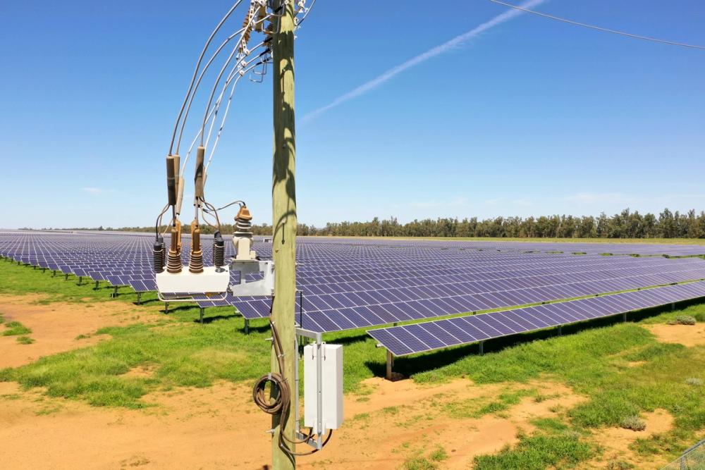 NOJA Power OSM Recloser in the Solar Farm in NSW, Australia