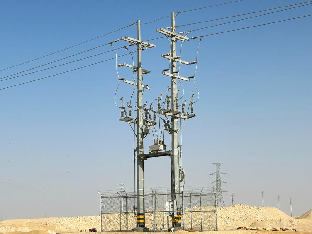 A NOJA Power OSM Recloser installed in the Saudi Aramco Jafurah project