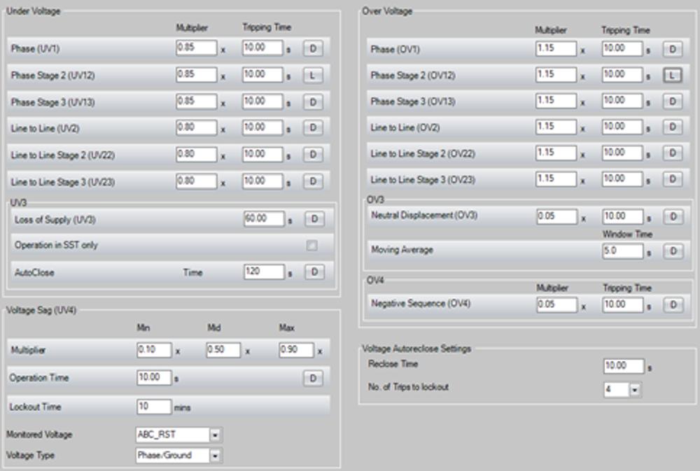 NOJA Power CMS Voltage Protection