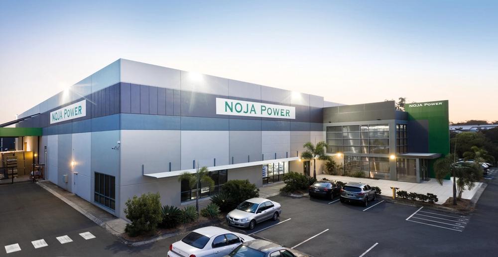 Image contains an outside shot of NOJA Power Headquarters in Brisbane, Australia 