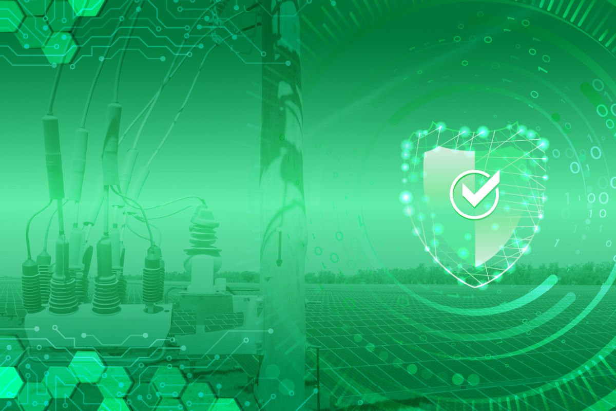 Abstract image depicting sybersecurity and IT
