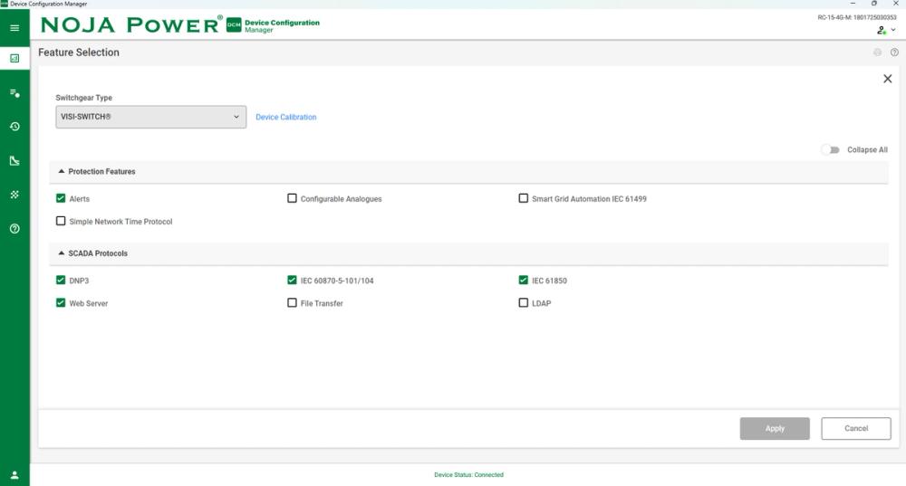 DCM v1.2.0.0 supporting VISI-SWITCH device configuration