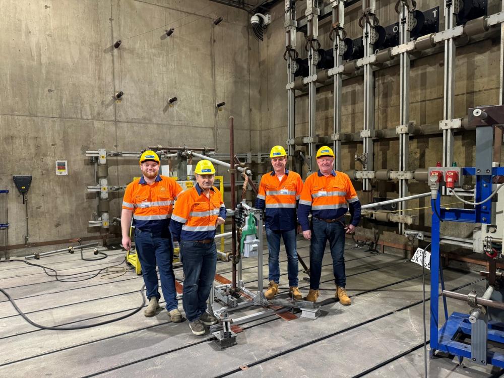 NOJA Power team visiting KEMA in the Netherlands to complete type testing on the EcoLink®.