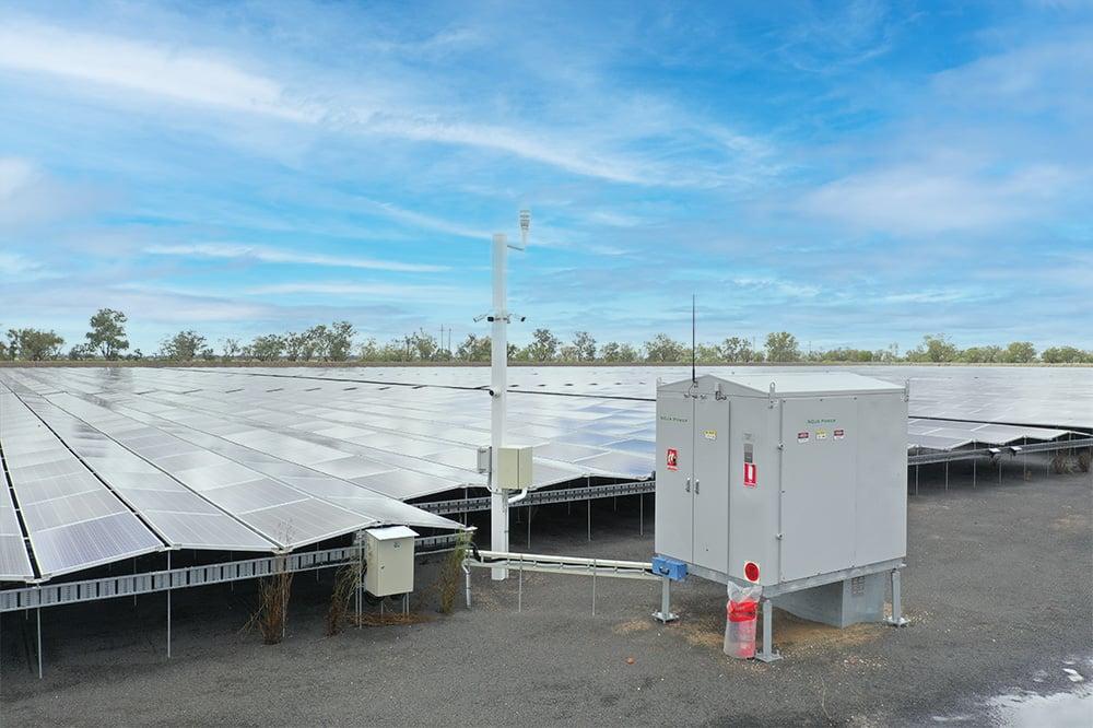 A NOJA Power GMK connecting a Solar Farm to the distribution grid in Australia