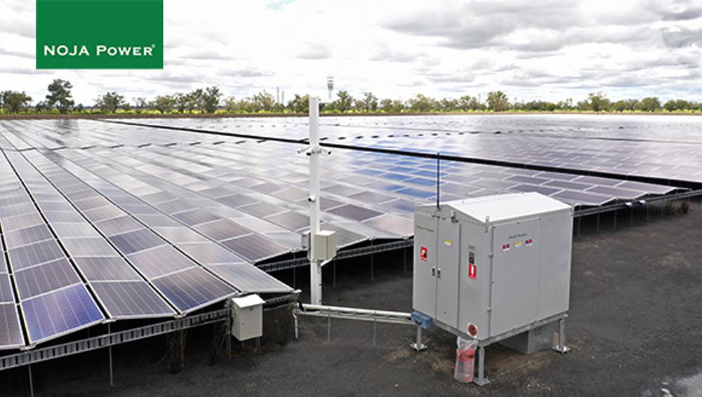 NOJA Power GMK Switchgear in front of solar farm in NSW 