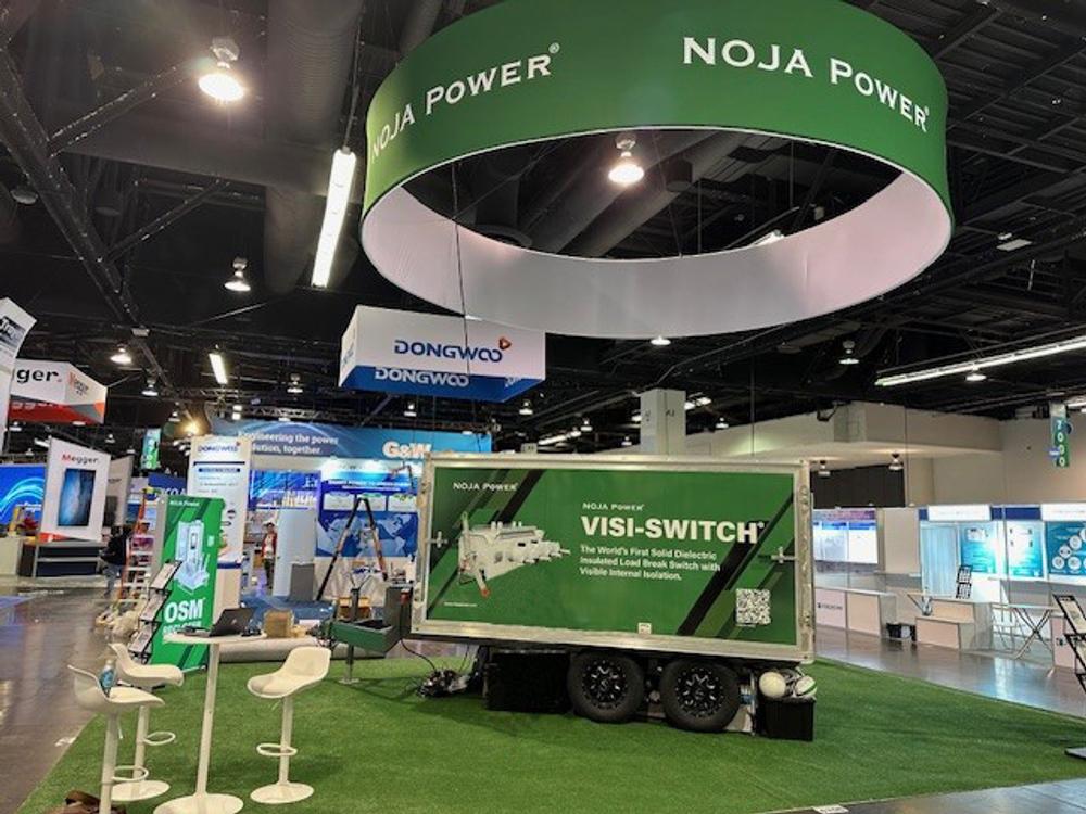 NOJA Power exhibition stand at IEEE in Anaheim, USA, 2024