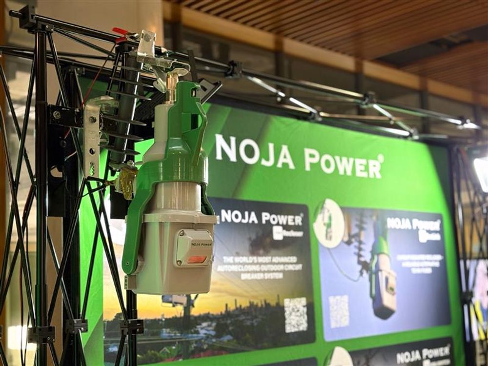The NOJA Power booth with EcoLink in action