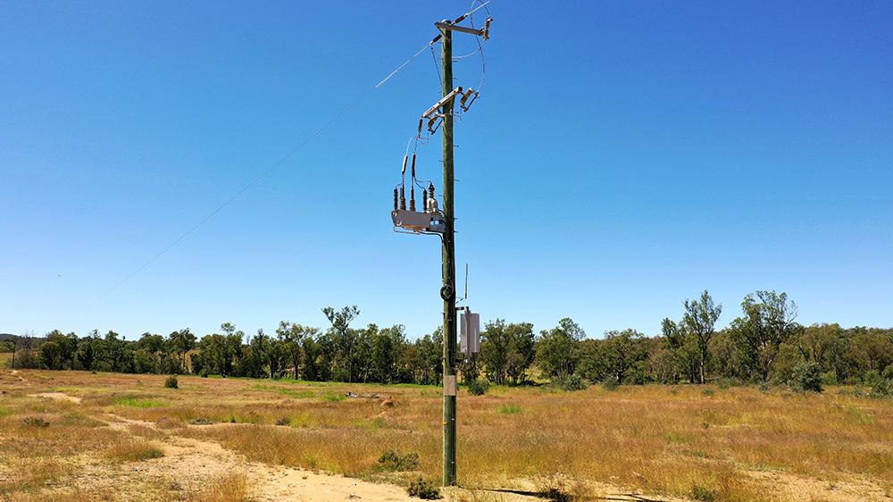 NOJA Power OSM SWER Recloser with RC-10 Recloser Control installed in Queensland Australia