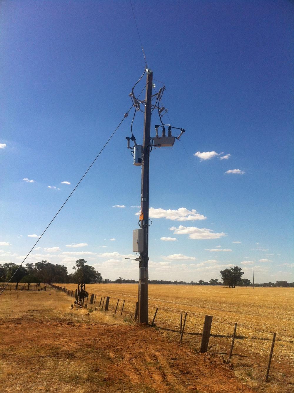 Single Phase Bushfire Mitigation OSM Recloser in Rural Victoria, Australia