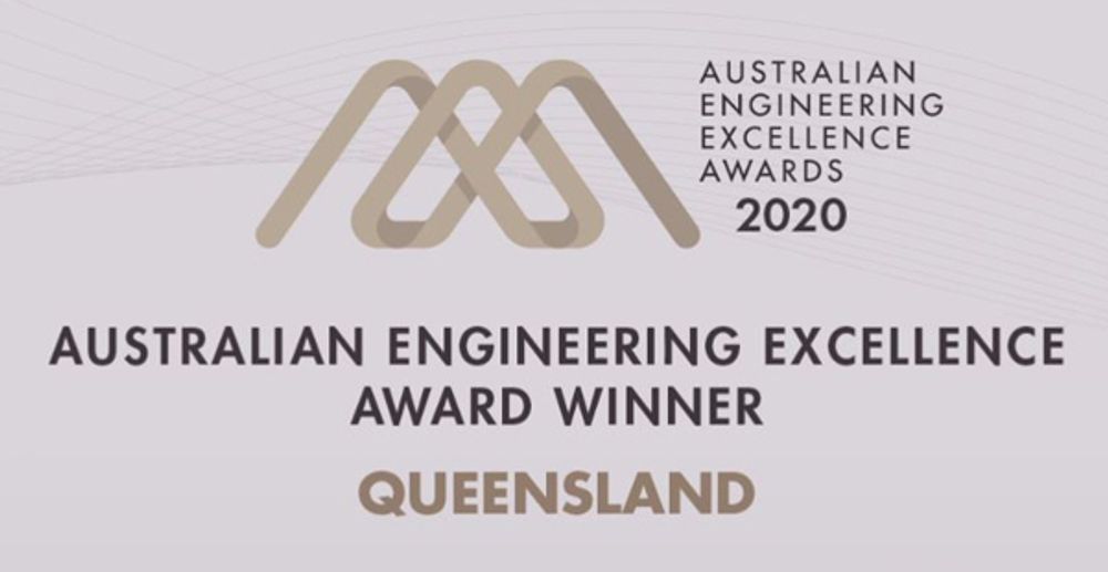 Image of post saying Winner of The Australian Engineering Excellence Award 2020