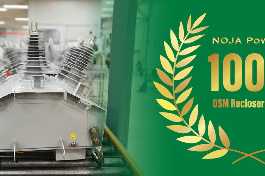 NOJA Power, Empresa de Engenharia de Automação, Comemora a Construção do seu 100,000º  Religador OSM